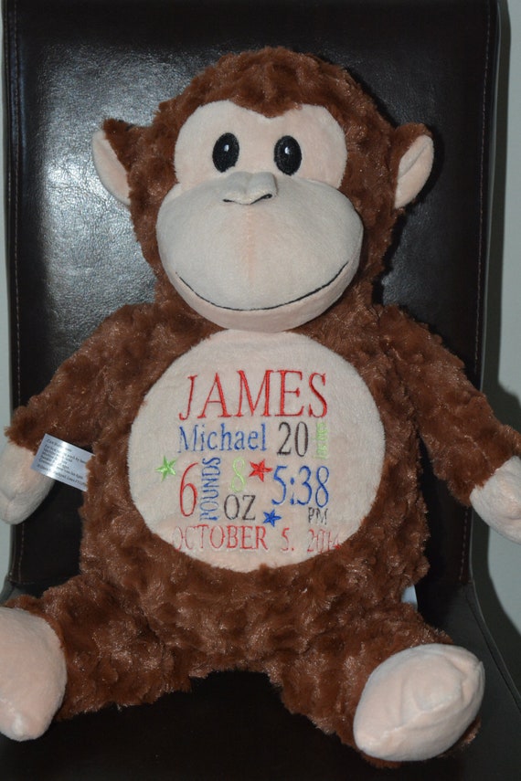 monkey stuffie