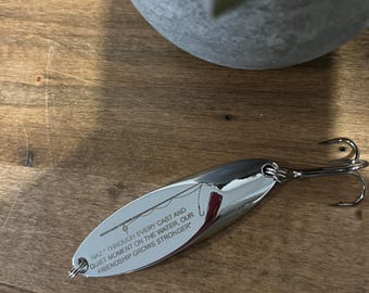 Custom Laser Engraved Fishing Lure