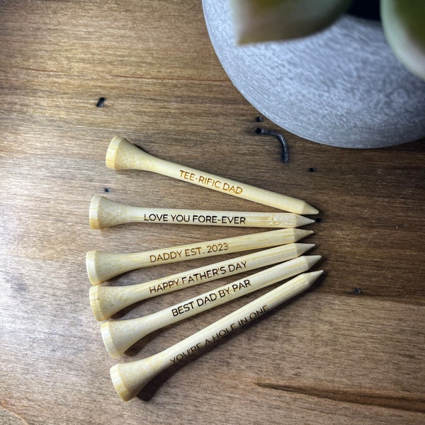 Custom Golf Tees Etsy
