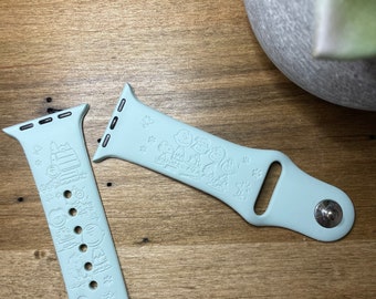 Professionally Laser Engraved Peanuts watch band