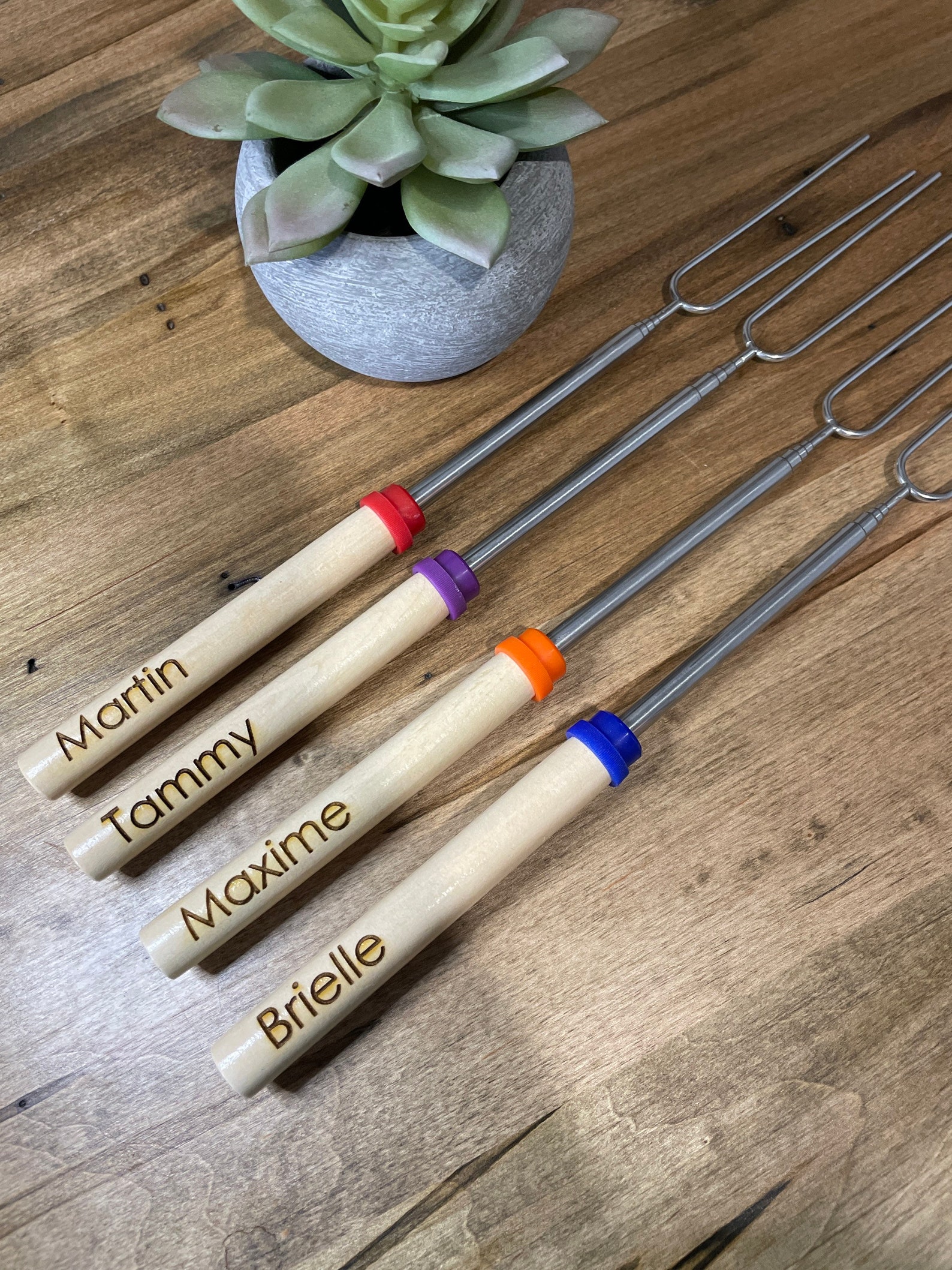 Custom Engraved Marshmallow Roasting Stick