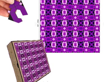 124 Piece Wooden Jigsaw Puzzle • Handmade Optical Illusion Puzzle • Unique Gift for Adults