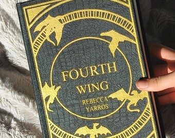 Handmade Fourth Wing rebind