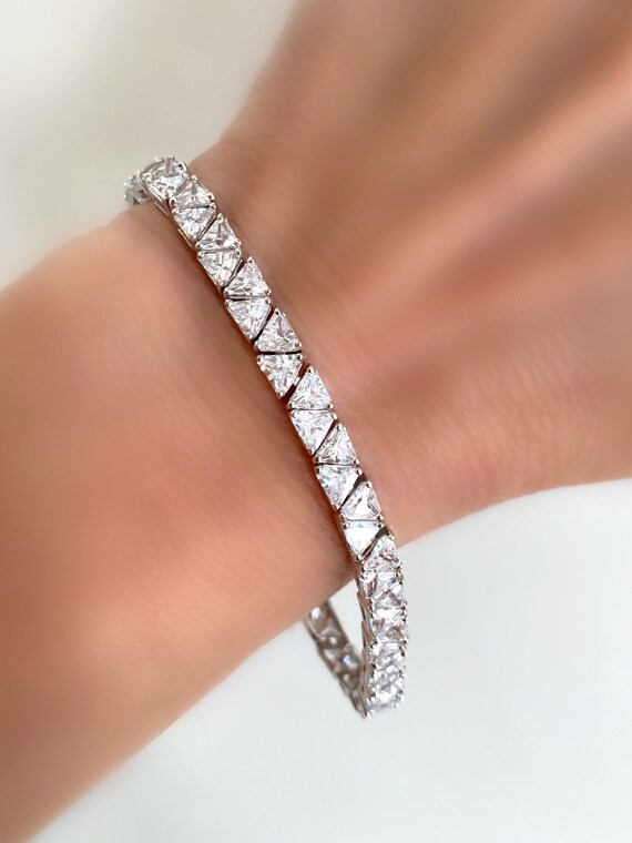 Sterling Silver Ruby Diamond Sunburst Pendant Pea… - image 5