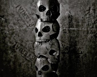 Patrón de cuero de calavera jpg
