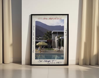 Slim Aarons Desert House Print, Old Money Aesthetic (Digital Download)