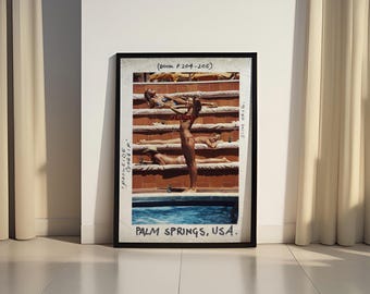 Slim Aarons Palm Springs Print | Vintage Poolside Photo (Digital Download)