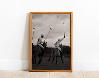 Vintage Polo Print, Old Money Aesthetic (Digital Download)