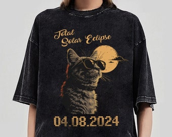 Total Solar Eclipse 2024 Shirt, Eclipse Event 2024 Shirt, Celestial Shirt, Gift for Eclipse Lover, Double-Sided Shirt, April 8th 2024 Shirt