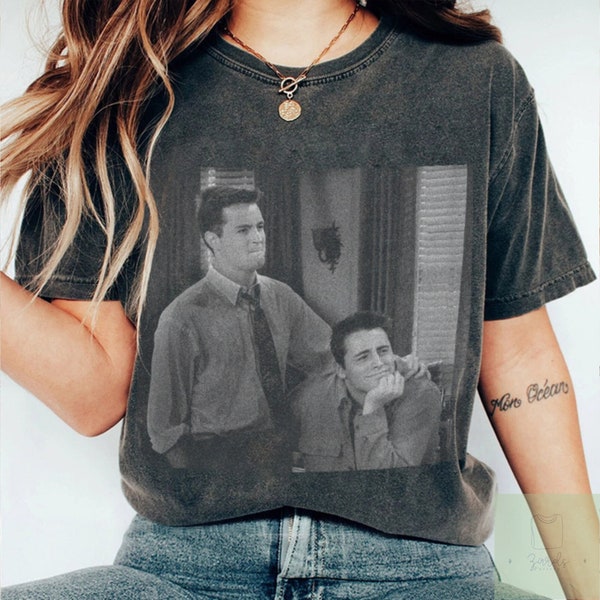 Classic Friends Friends Chandler Tee, Retro Chandler Bing Shirt, Vintage Chandler Bing Tee Shirt, Matthew Perry Shirt, Gift for Lover