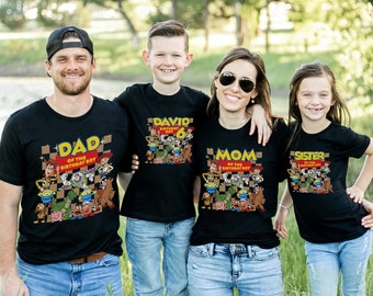 Toy Story Birthday Shirts for Family, Toy Story Shirts, Custom Toy Story Birthday Shirt, Toy Story Birthday Party Tee