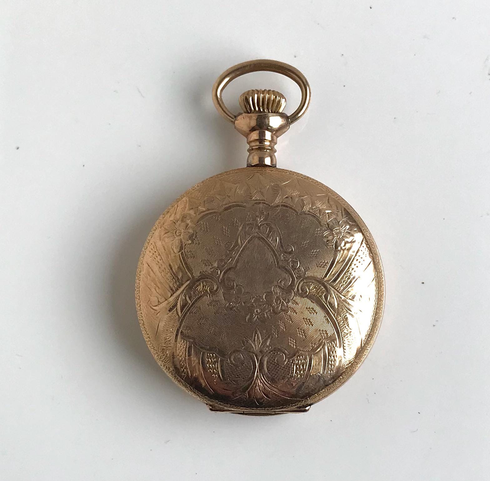 Vintage Gold Filled Standard Hunter Case Pocket Watch-As Is Not Running