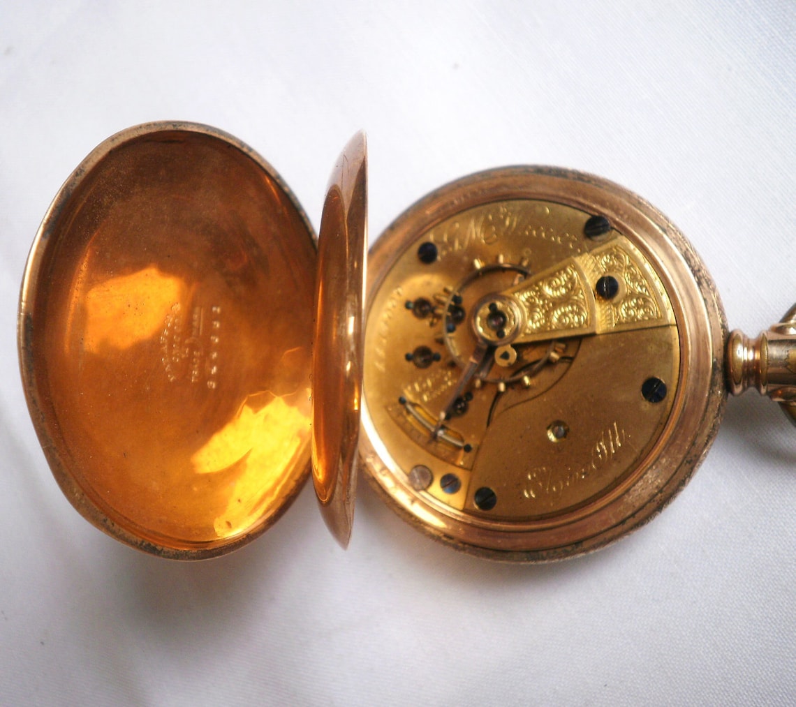 Vintage Elgin Natl Watch Co. Pocket Watch Etsy
