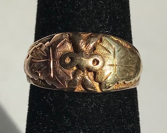 Vintage 10K Black Hills Gold Ring-Size 6