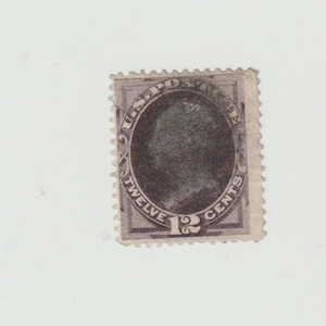 Twelve Cent Clay 1870's US Postage Stamp 151