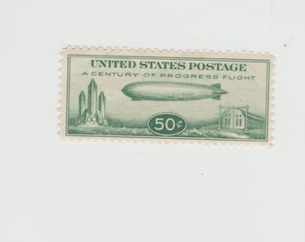 Mint C18 1933 Graf Zeppelin Airmail US Postage Stamp C18