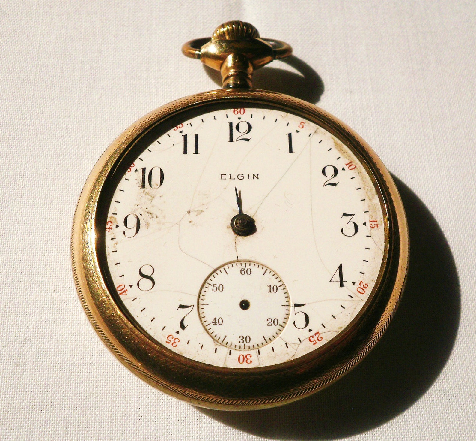 Vintage Elgin 7 Jewel Pocket Watch Etsy