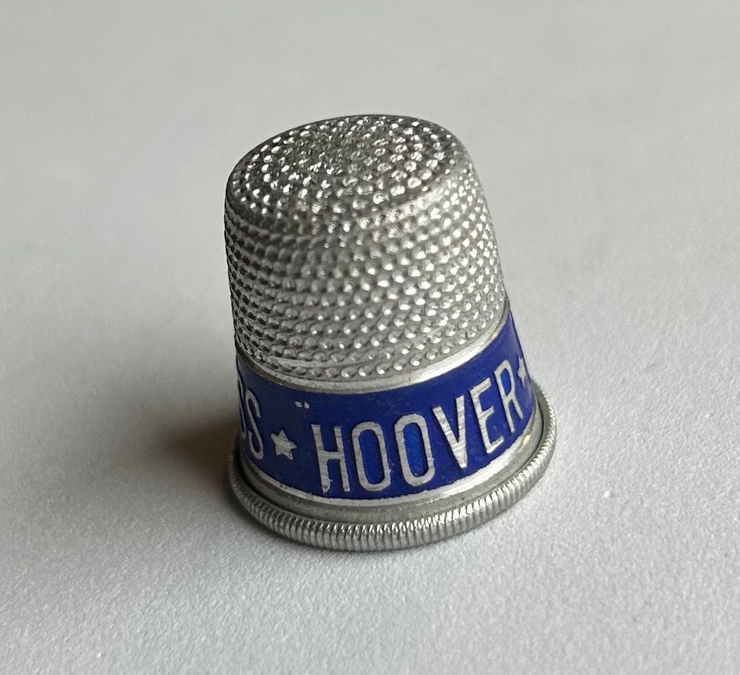 Vintage Metal Herbert Hoover Campaign Advertising Thimble Etsy