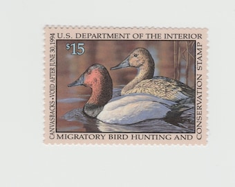 Mint 1993 15.00 Duck And Conservation Stamp RW60