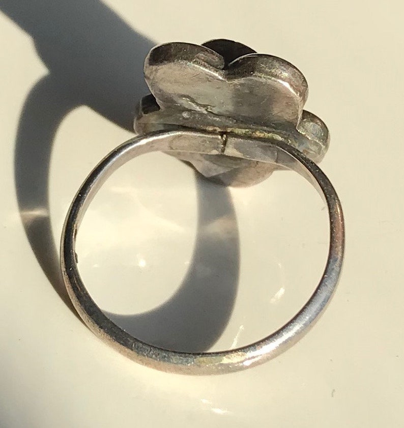 Sterling Silver Abalone Ring-Size 6 12