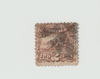 1869 Pony Express Rider US Postage Stamp 113