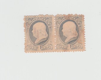 1881 Unused/Light Cancel Franklin Classic US Postage Stamps, Scott 206