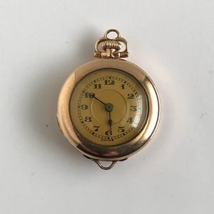 Vintage Gold Filled Swiss 7 Jewel Pocket Or Wrist Watch-as Is, Not Running