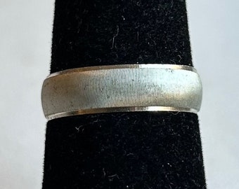 Sterling Silver Band Ring-Size 7 1/2