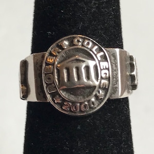 Sterling Silver Robert College 2000 Class Ring-Size 5 3/4