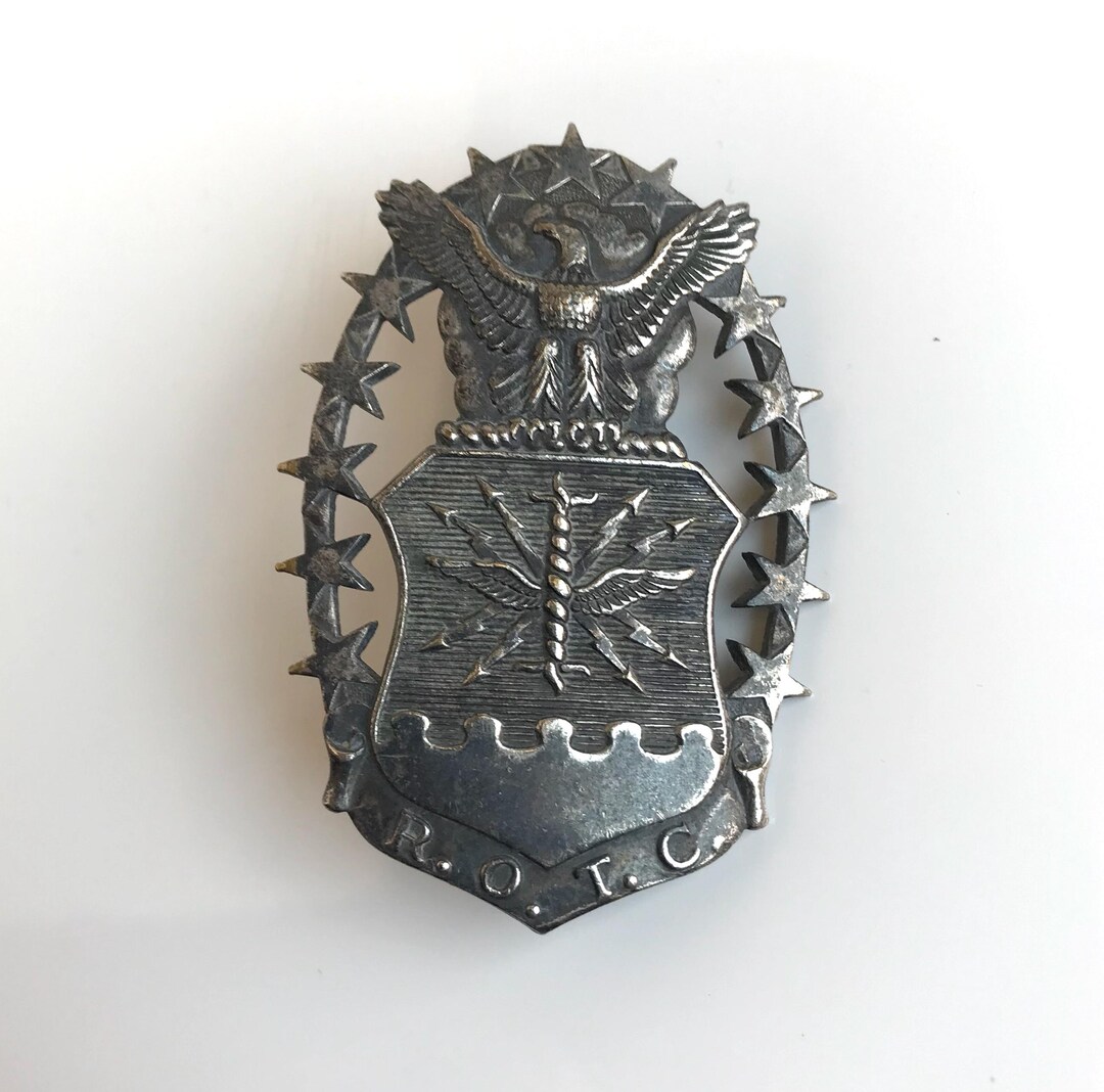 Silver Tone ROTC Military Medal/badge - Etsy