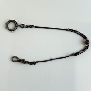 Vintage Bronze Watch Chain With Unique Design