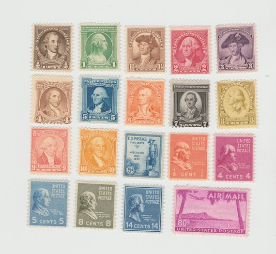 切手コレクション アメリカ歴史 American Stamps Vintage 切手
