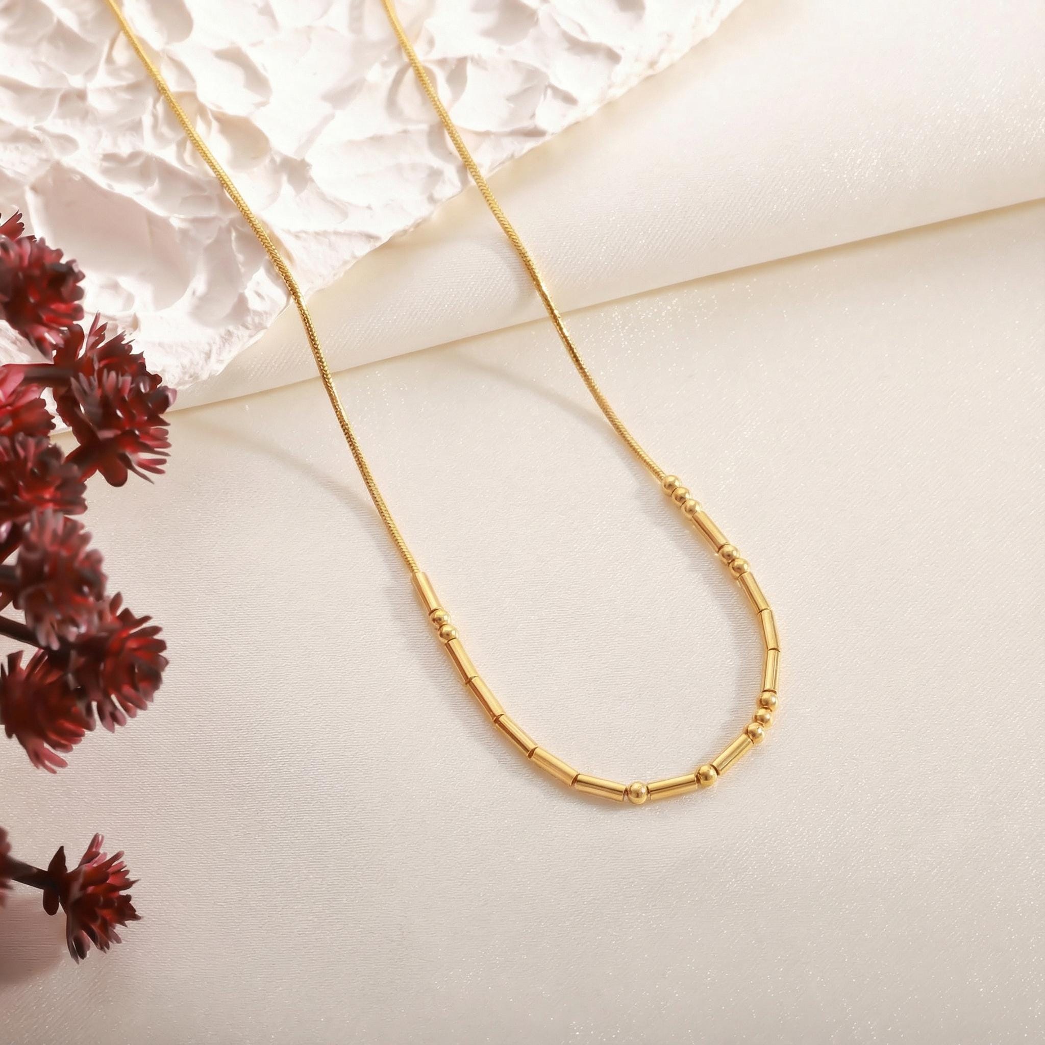 Custom Morse Code Name Necklace, Personalized Hidden Message Jewelry ...