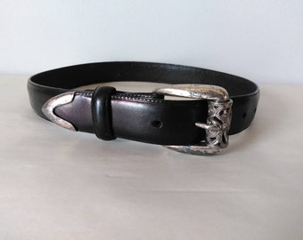 Vintage Black Brighton Belt