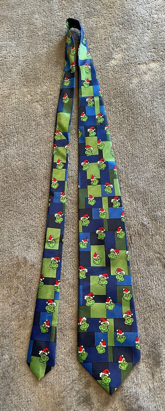 Vintage Dr Seuss Grinch Necktie - image 2