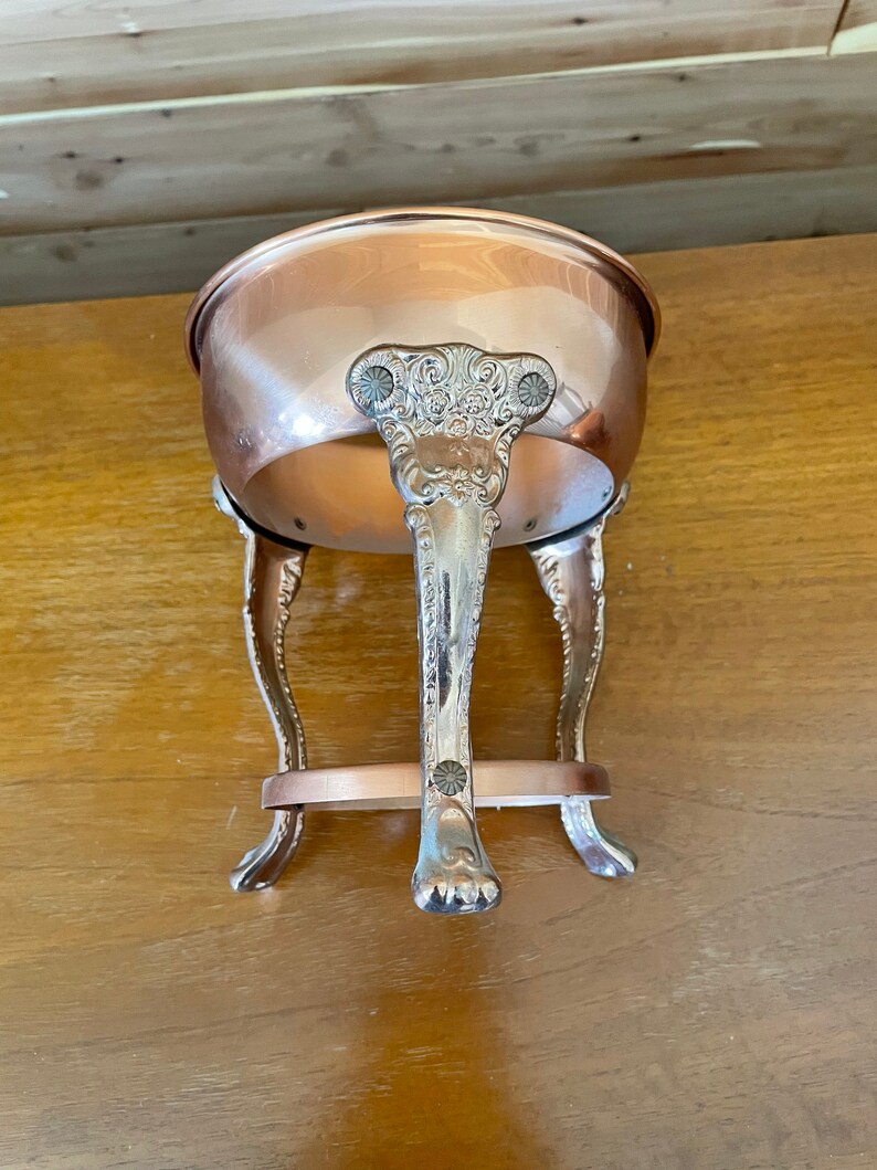 Vintage Copper Kettle Stand Decor Etsy