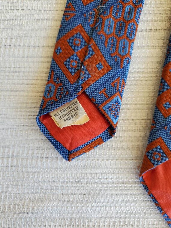 Vintage La Cravate Polyester Men's Necktie - image 4