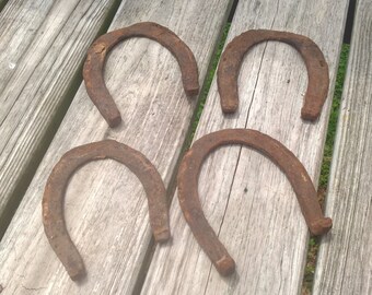 Rusty Crusty Antique Horse Shoes
