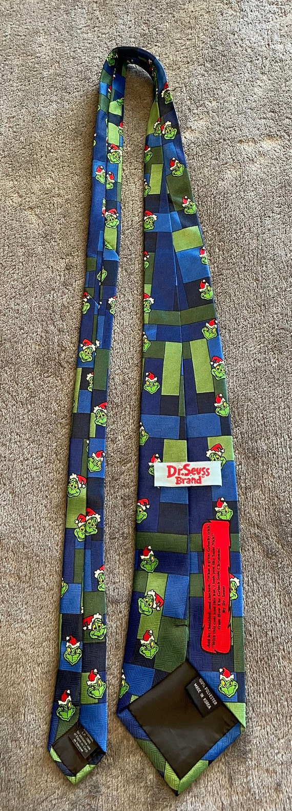 Vintage Dr Seuss Grinch Necktie - image 3