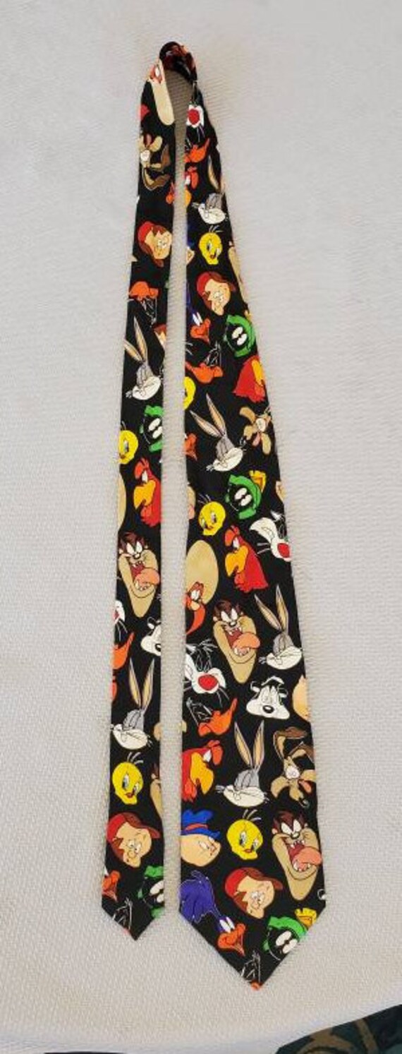 Looney Tunes Vintage Silk Tie - image 5