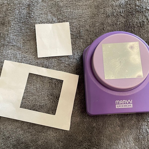 Square Paper Punch Etsy