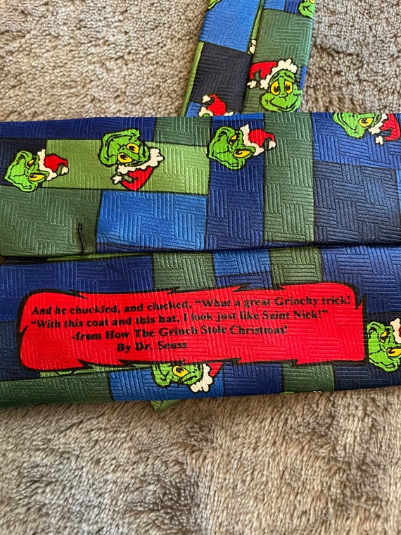 Vintage Dr Seuss Grinch Necktie - image 7