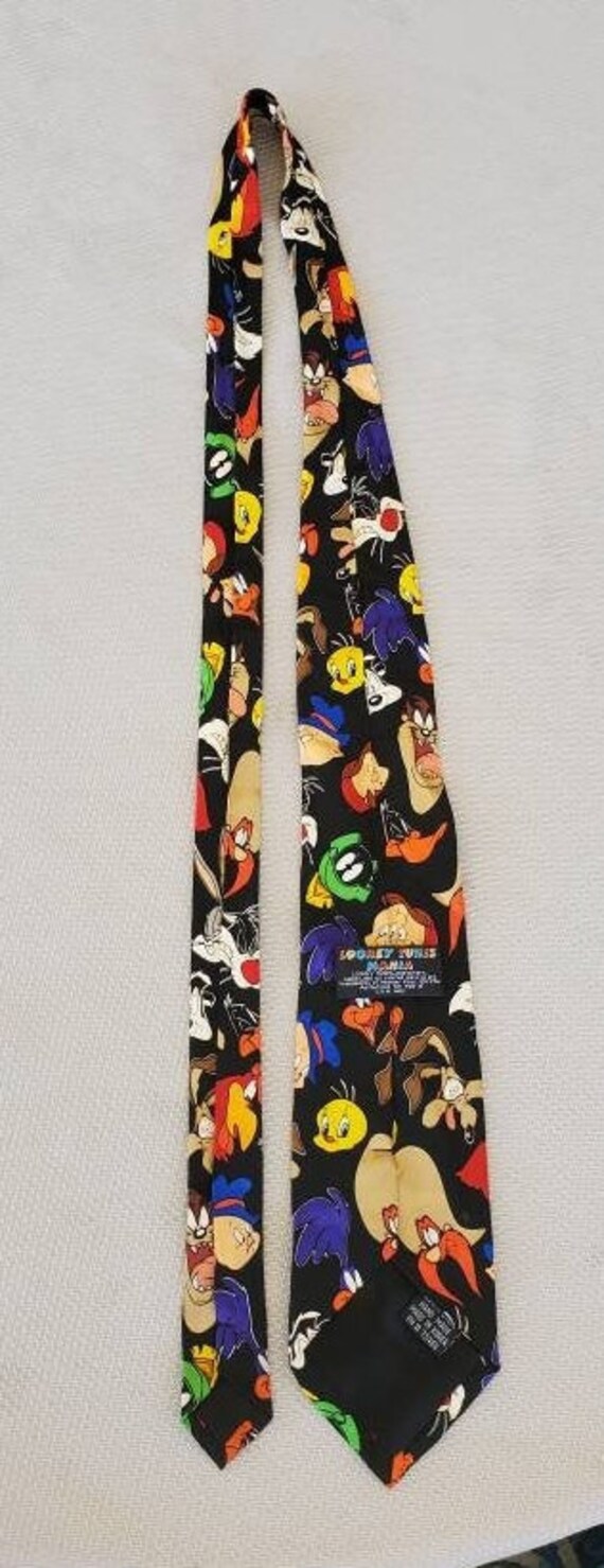 Looney Tunes Vintage Silk Tie - image 4