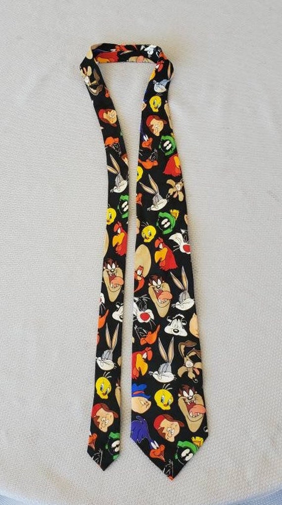 Looney Tunes Vintage Silk Tie - image 3
