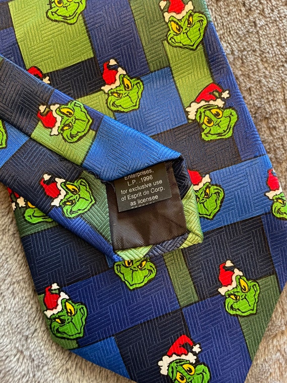 Vintage Dr Seuss Grinch Necktie - image 6