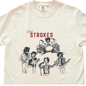The Strokes band Tour Rare Tee Shirt Size S-4XL Classic