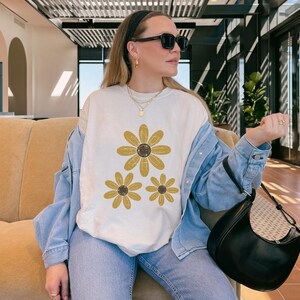 Subtle FDT Shirt, Anti Donald Trump Sweatshirt, Floral FDT Gift, Flower Anti Trump Shirt, Anti MAGA Shirts, Political Tee, Feminist Shirt image 9