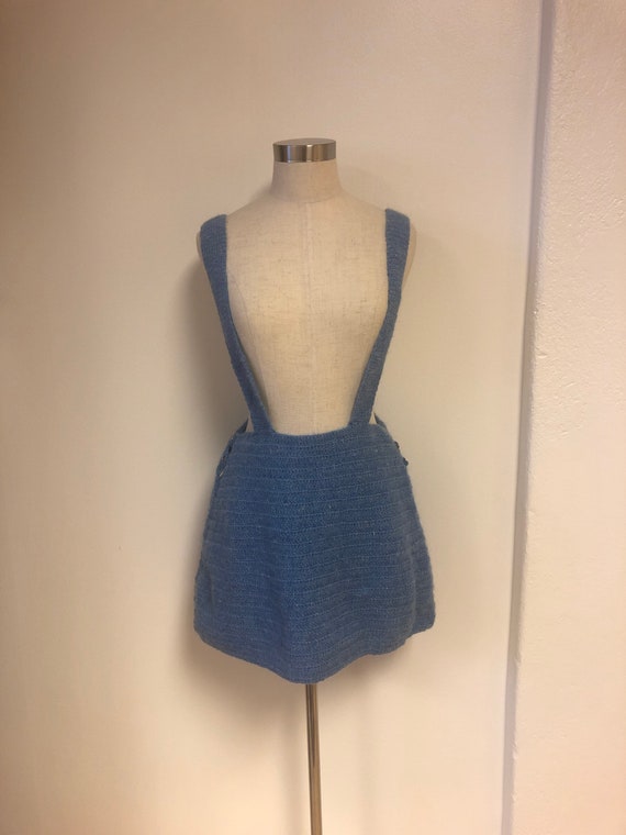 Knitted Suspender Skirt 60s/70s M/L