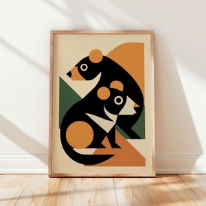 Tasmanian Devils art Poster