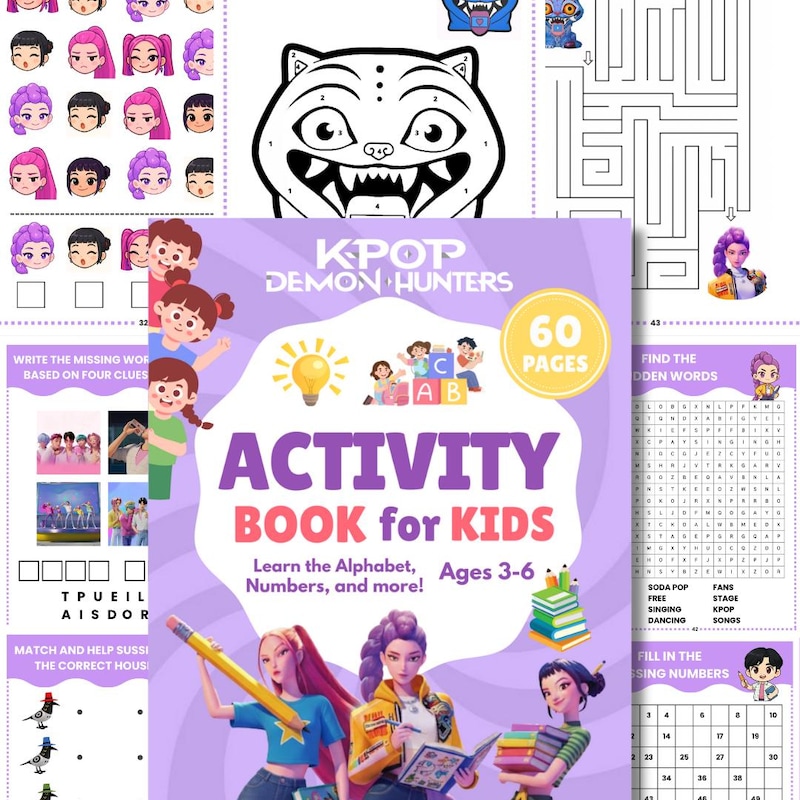 Kpop Demon Hunters Line up School Kids - Etsy New Zealand